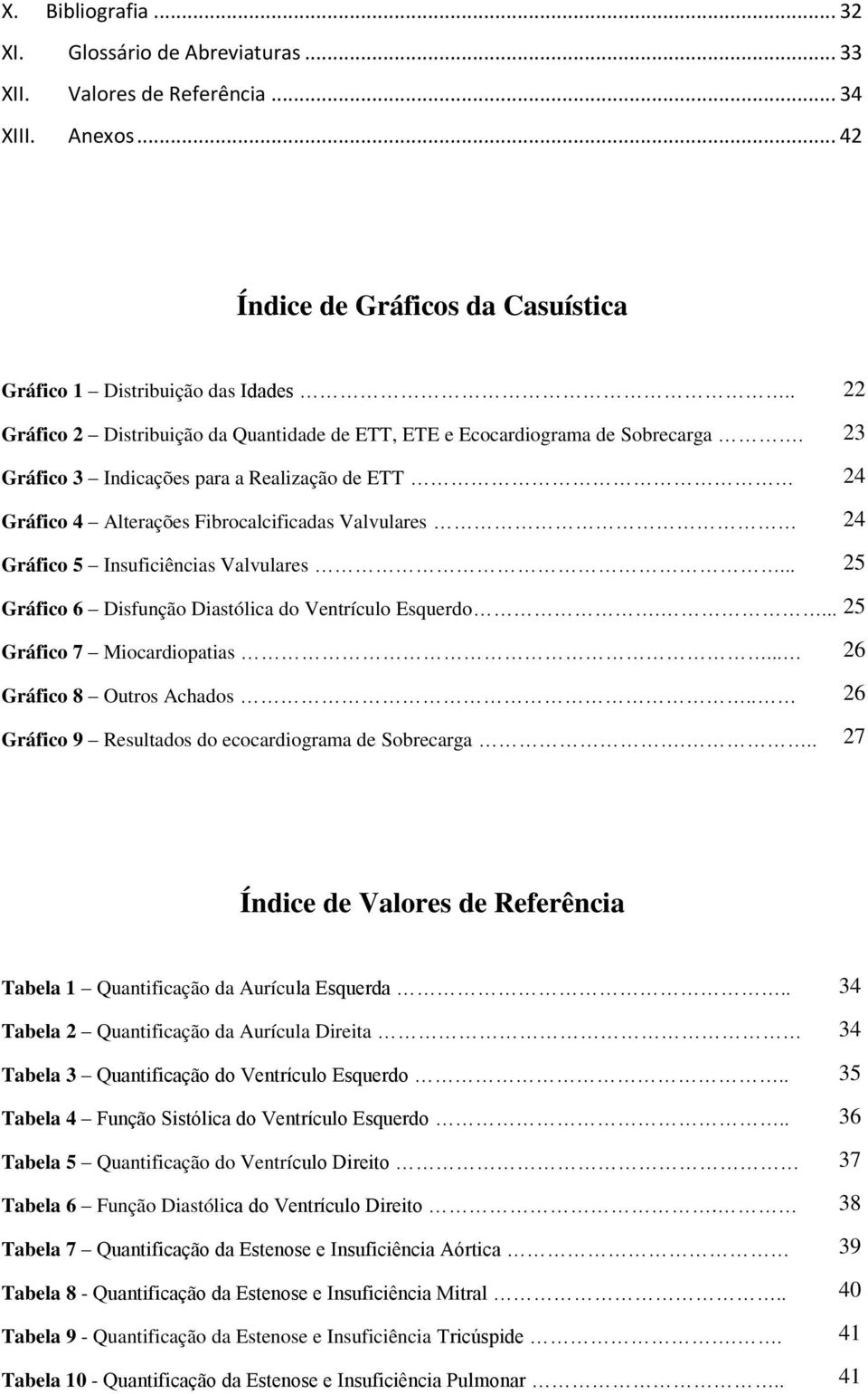 Gráfico 3 Indicações para a Realização de ETT Gráfico 4 Alterações Fibrocalcificadas Valvulares Gráfico 5 Insuficiências Valvulares.