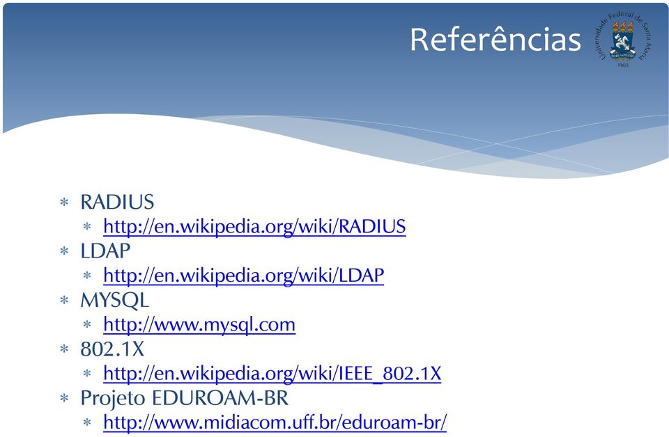 org/wiki/ldap MYSQL http://www.mysql.com 802.