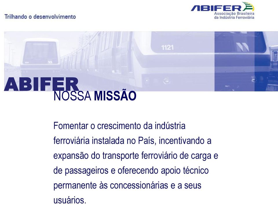 transporte ferroviário de carga e de passageiros e