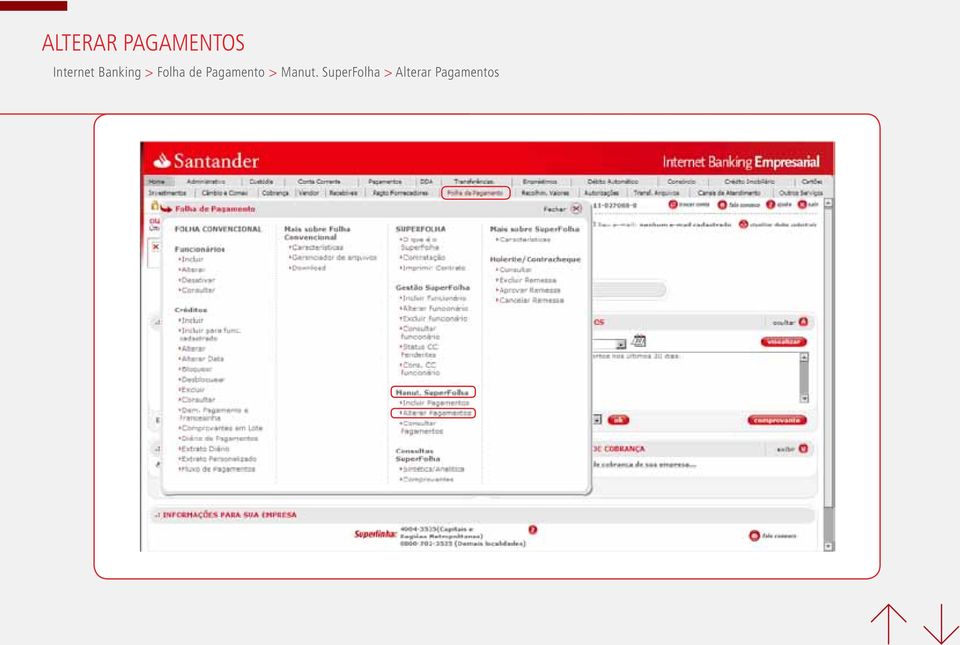 de Pagamento > Manut.