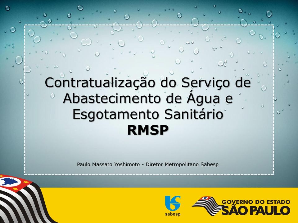 Esgotamento Sanitário RMSP Paulo