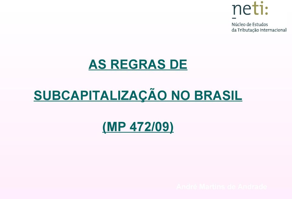 NO BRASIL (MP
