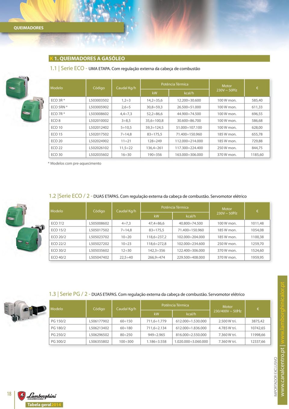 585,40 ECO 5RN * L503005902 2,6 5 30,8 59,3 26.500 51.000 100 W mon. 611,33 ECO 7R * L503008602 4,4 7,3 52,2 86,6 44.900 74.500 100 W mon. 696,55 ECO 8 L502010002 3 8,5 35,6 100,8 30.600 86.