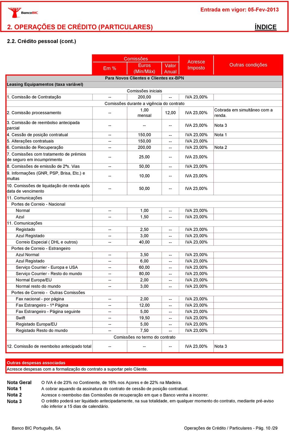 com tratamento de prémios de seguro em incumprimento 8. de emissão de 2ªs. Vias 9. Informações (GNR, PSP, Brisa, Etc.) e multas 10. de liquidação de renda após data de vencimento 11.