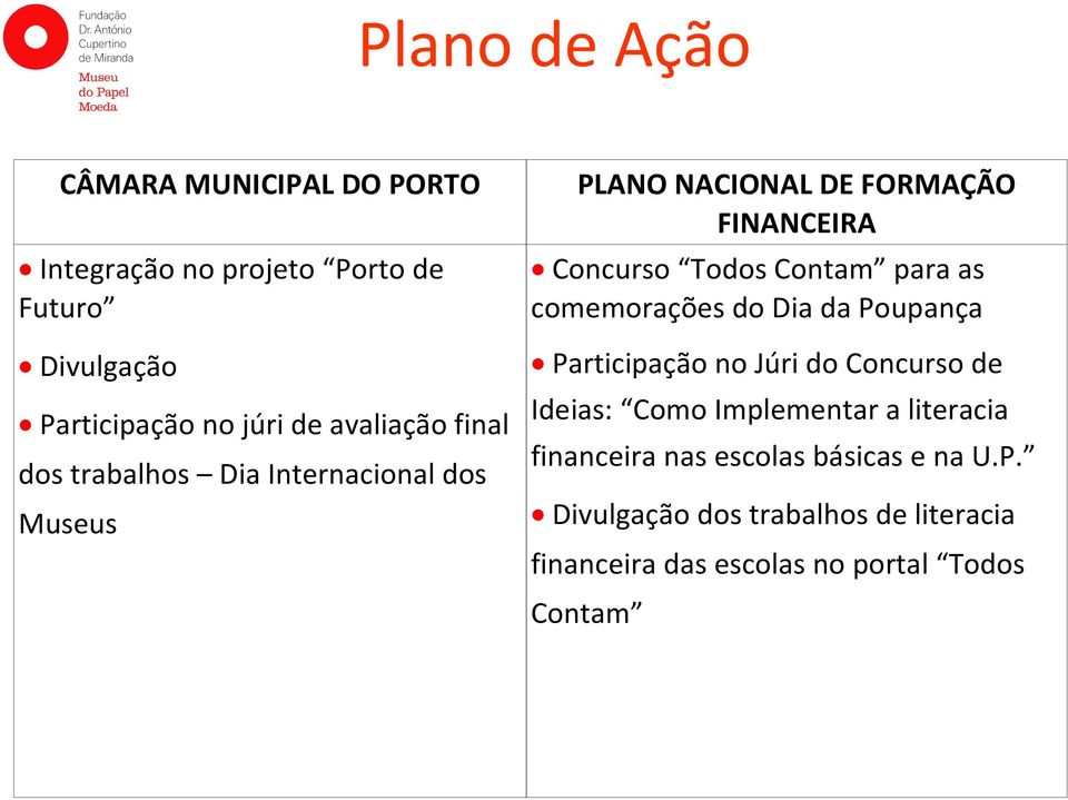 Contam para as comemorações do Dia da Poupança Participação no Júri do Concurso de Ideias: Como Implementar a