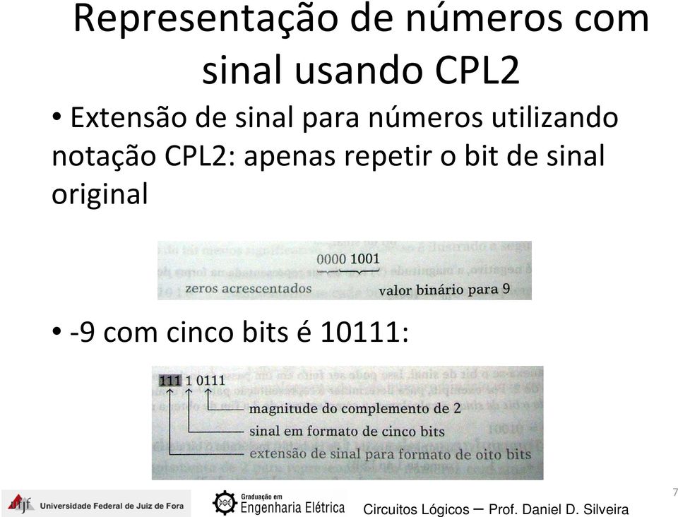 notação CPL2: apenas repetir o bit