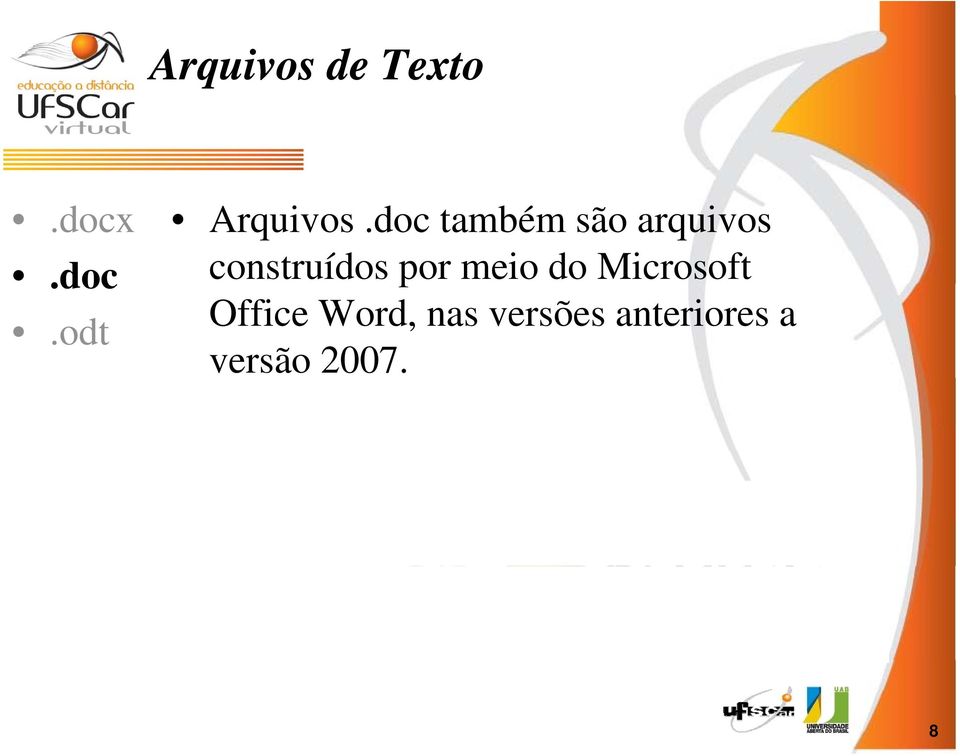 por meio do Microsoft Office Word,