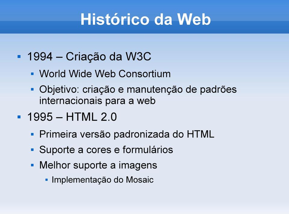 web 1995 HTML 2.