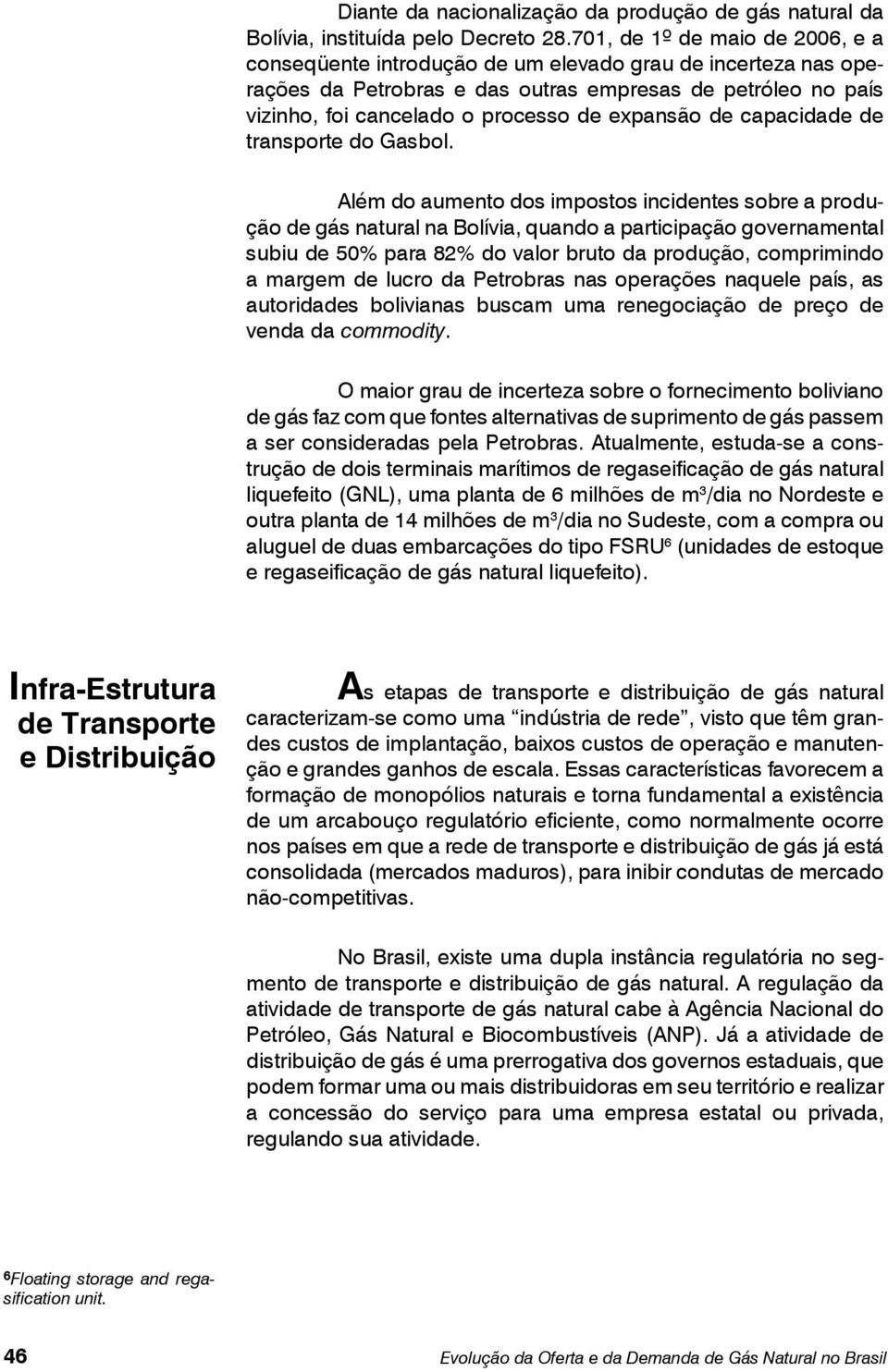 expansão de capacidade de transporte do Gasbol.