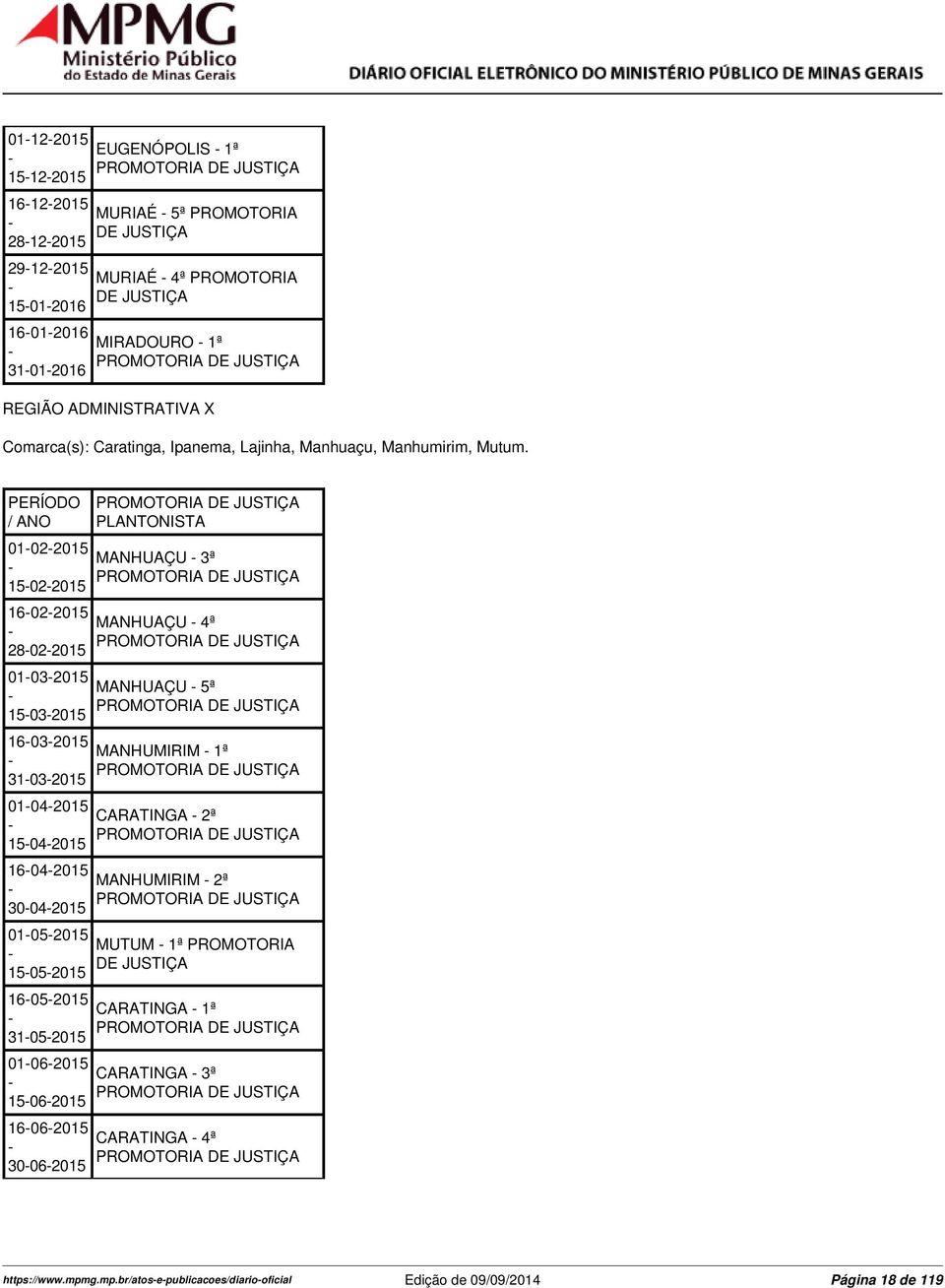 PERÍODO / ANO 01022015 15022015 16022015 28022015 01032015 15032015 16032015 31032015 01042015 15042015 16042015 30042015 01052015 15052015 16052015 31052015 01062015