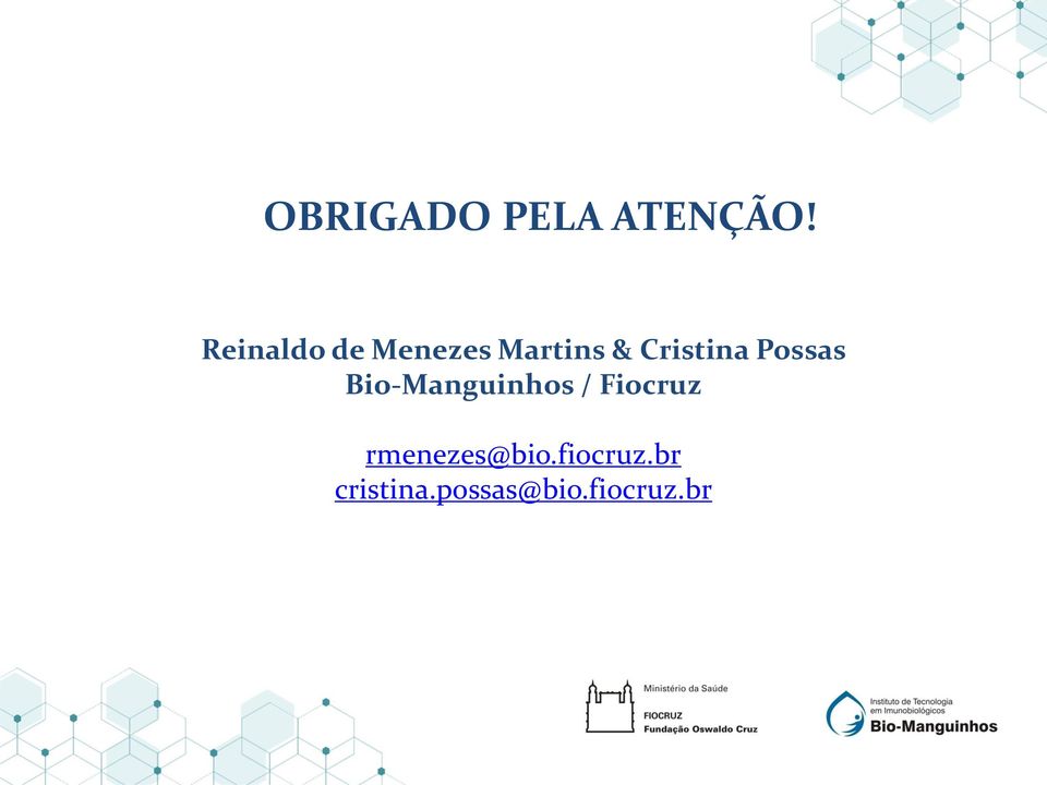 Cristina Possas Bio-Manguinhos /