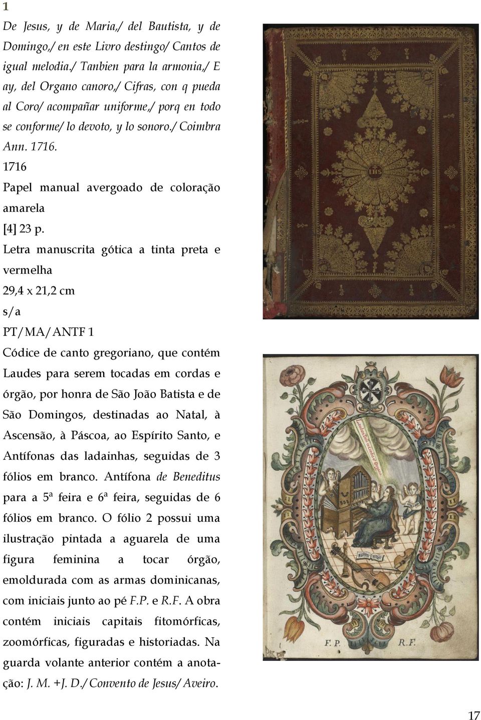 1716 Papel manual avergoado de coloração amarela [4] 23 p.
