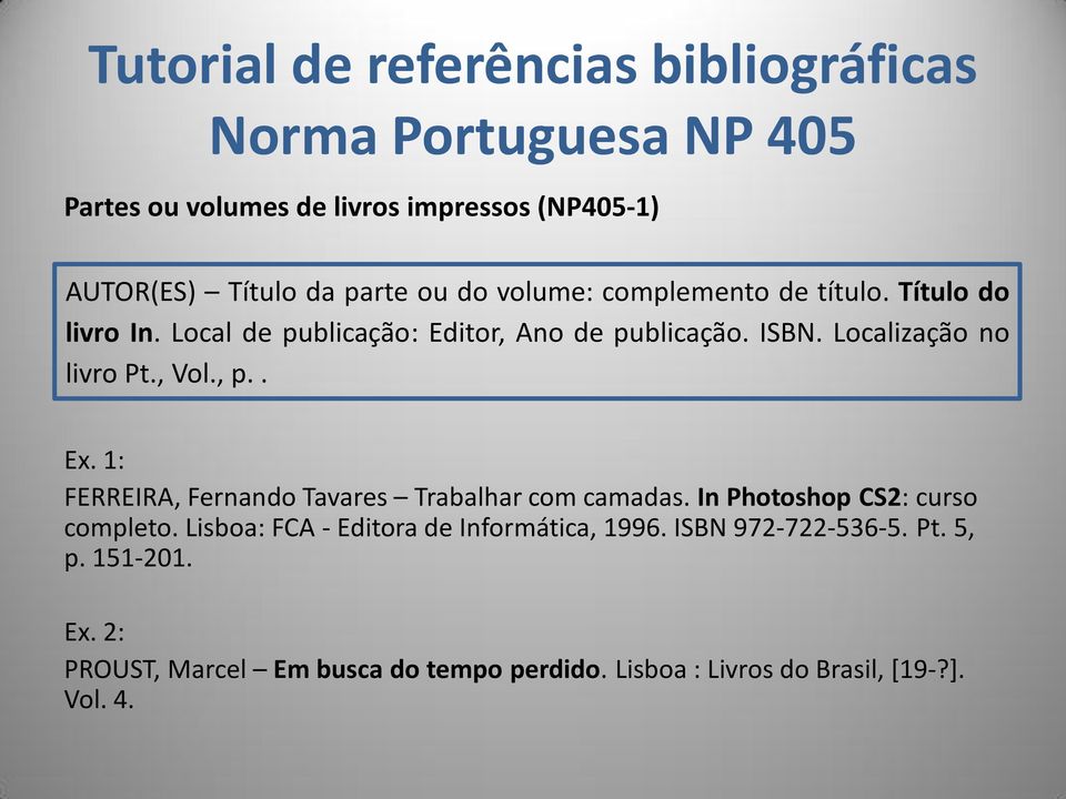 Tutorial de referências bibliográficas Norma Portuguesa NP PDF Free Download