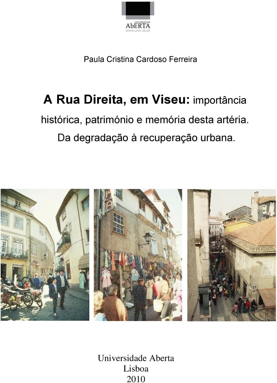 A Rua Direita, em Viseu: importância - PDF Free Download