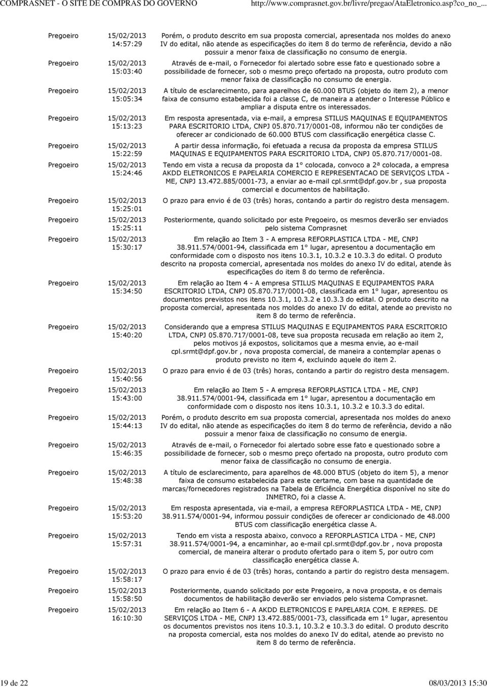 possuir a menor faixa de classificação no consumo de energia.