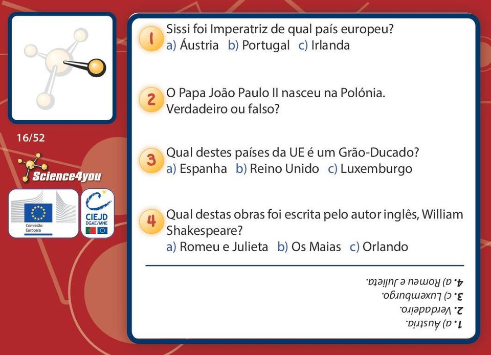 16/52 Qual destes países da UE é um Grão-Ducado?