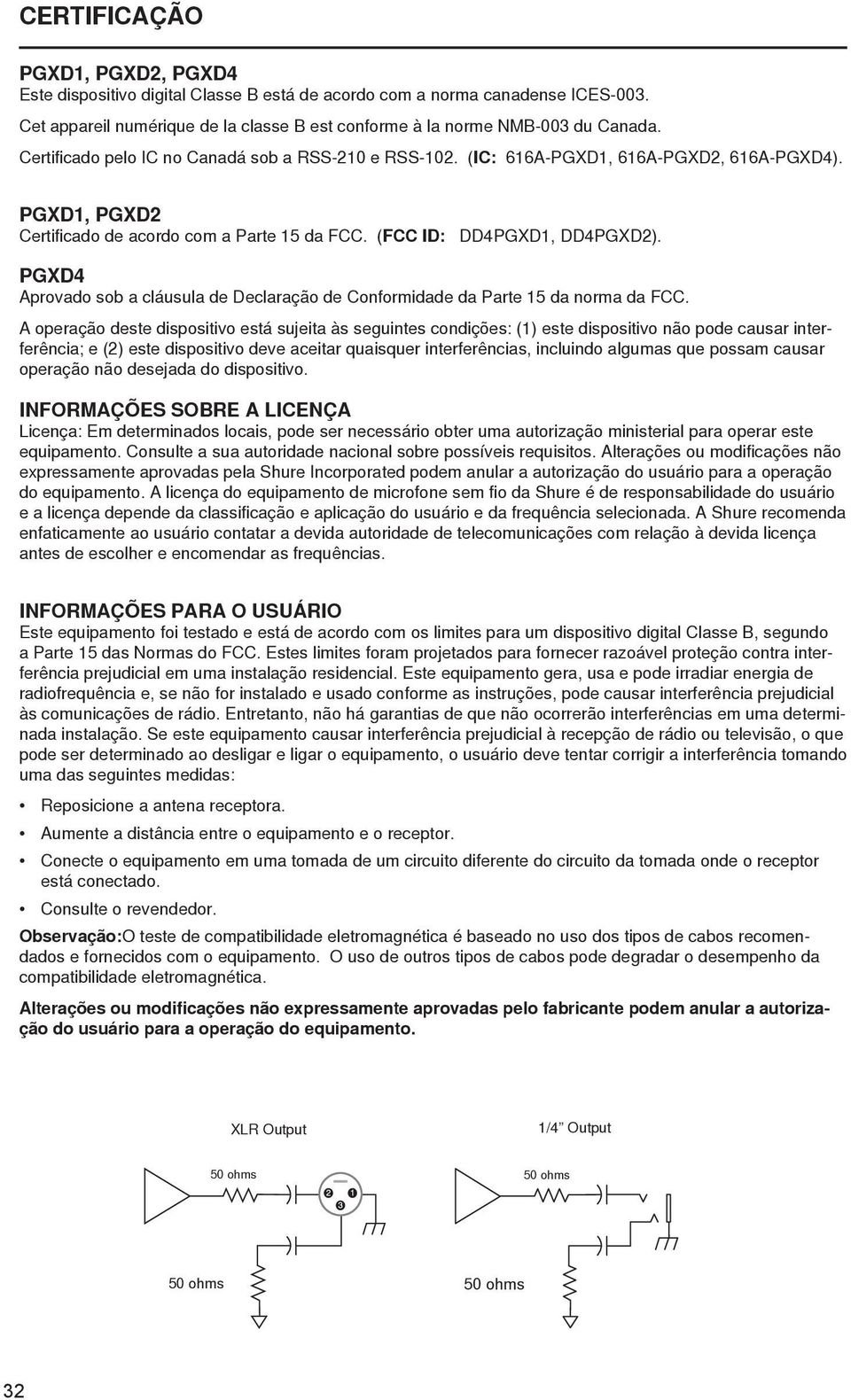 PGXD4 Aprovado sob a cláusula de Declaração de Conformidade da Parte 15 da norma da FCC.