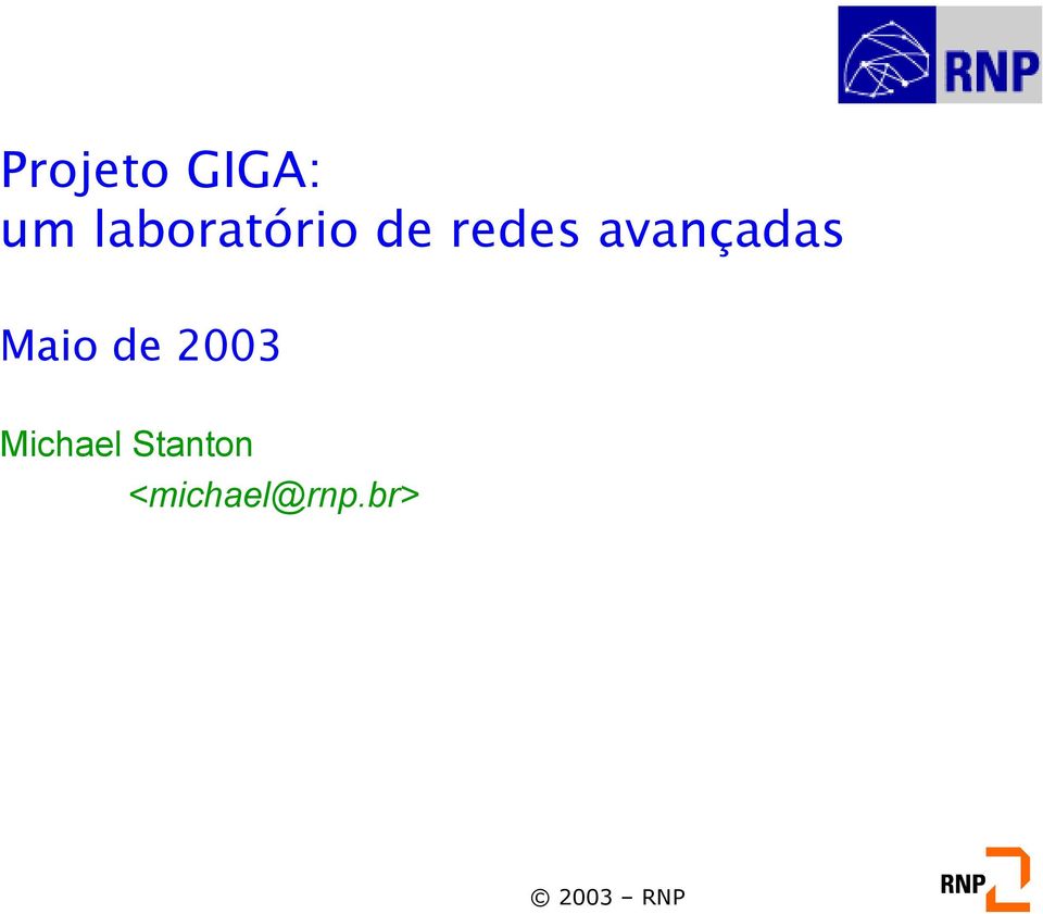 avançadas Maio de 2003