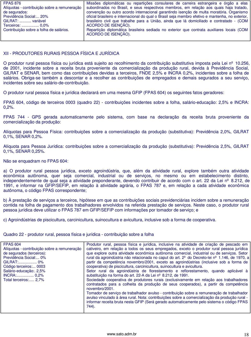 internacional garantindo isenção de multa moratória.