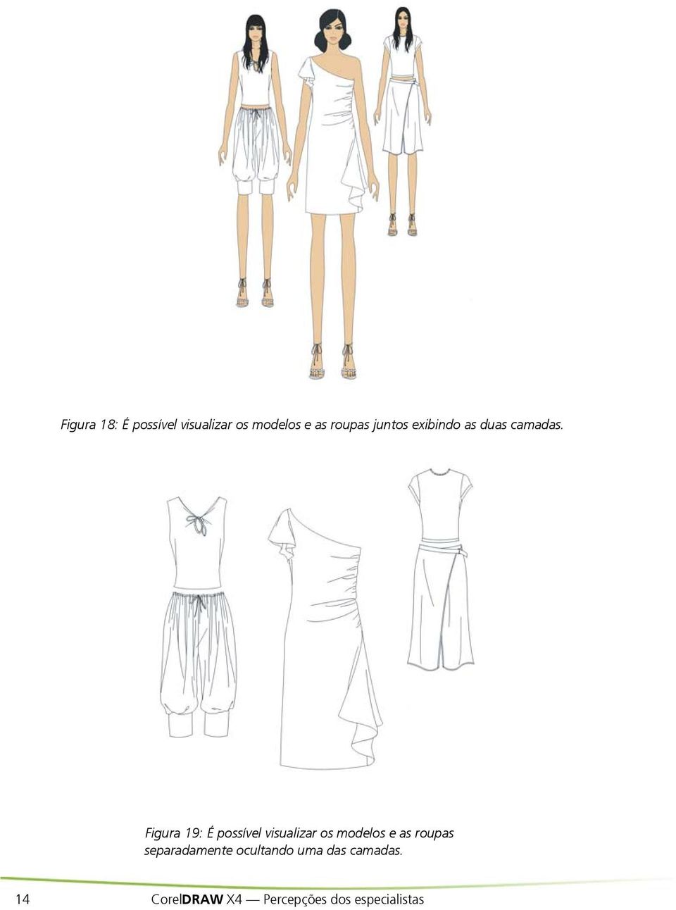 Figura 19: É possível visualizar os modelos e as roupas