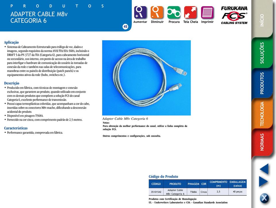 distribuição (patch panels) 