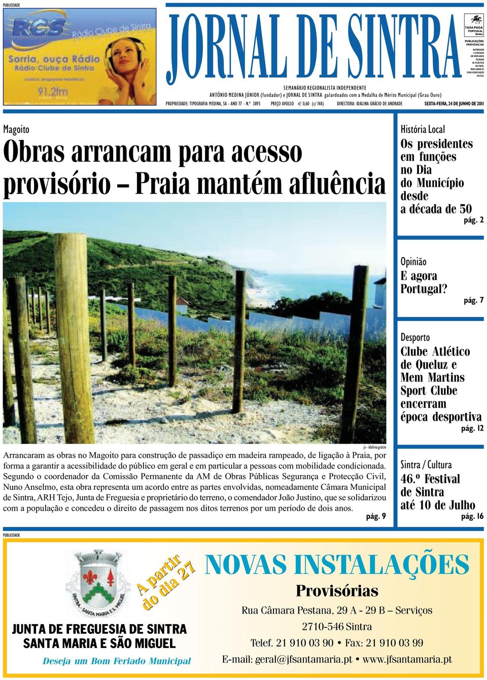 Obras arrancam para acesso provisório Praia mantém afluência - PDF Free  Download