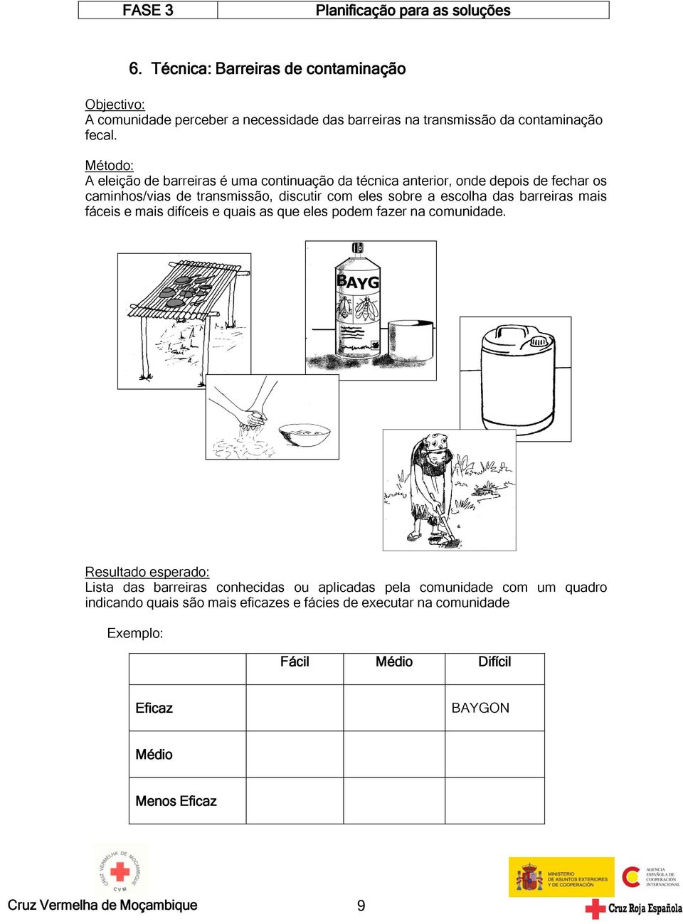 A eleição de barreiras é uma continuação da técnica anterior, onde depois de fechar os caminhos/vias de transmissão, discutir com eles sobre a escolha das