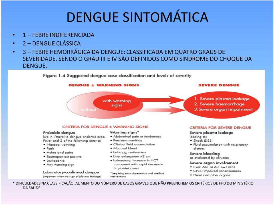 DEFINIDOS COMO SINDROME DO CHOQUE DA DENGUE.