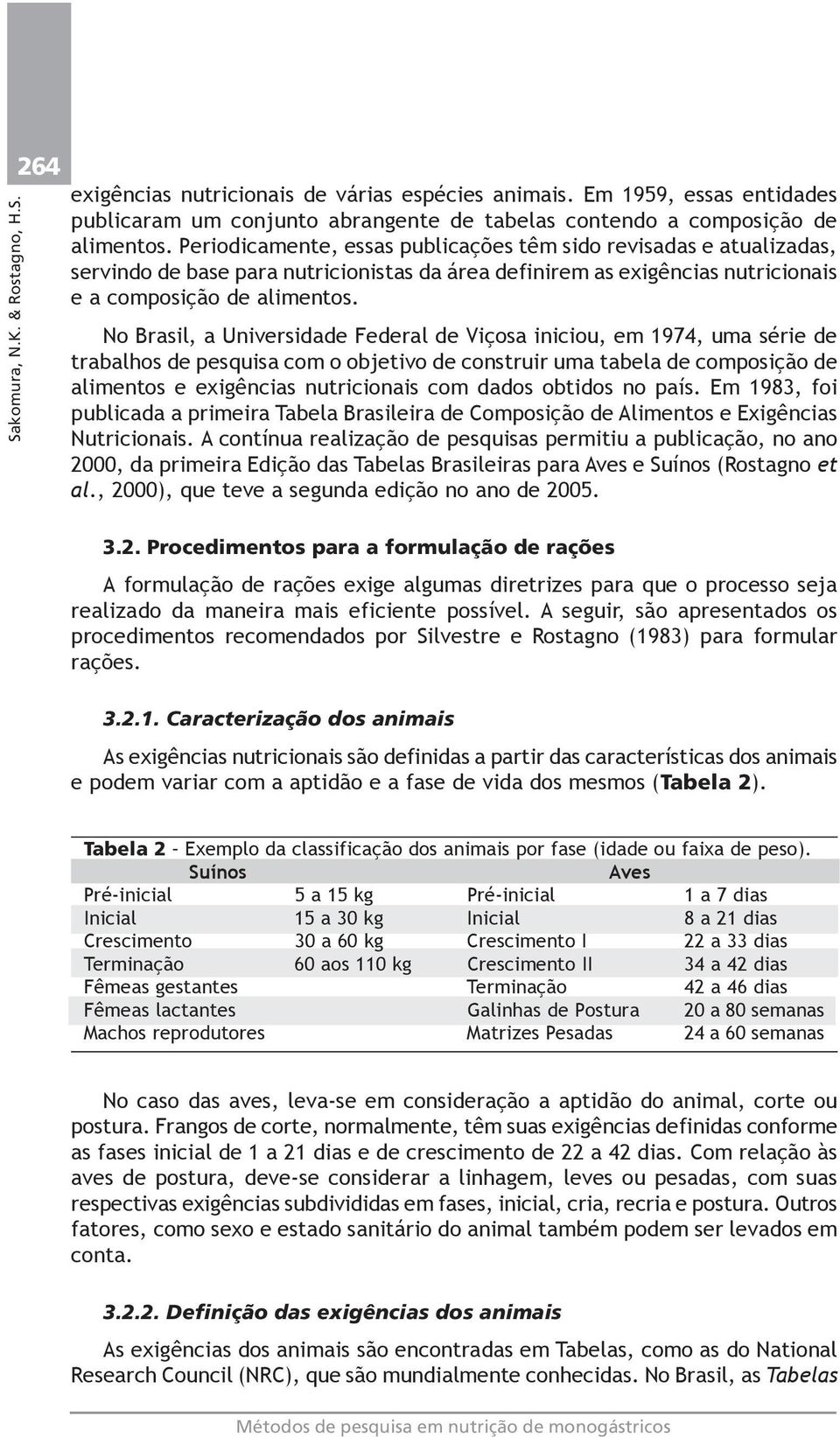 No Brasil, a Universidade Federal de Viçosa iniciou, em 1974, uma série de trabalhos de pesquisa com o objetivo de construir uma tabela de composição de alimentos e exigências nutricionais com dados