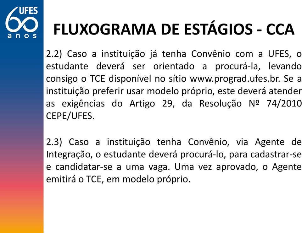 Se a instituição preferir usar modelo próprio, este deverá atender as exigências do Artigo 29, da Resolução Nº 74/2010