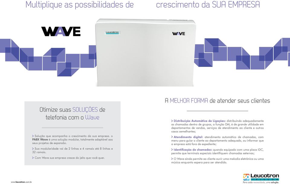 Com Wave sua empresa cresce do jeito que você quer.