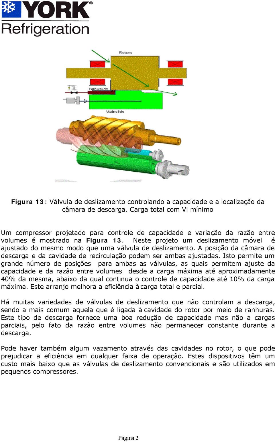 Neste projeto um deslizamento móvel é ajustado do mesmo modo que uma válvula de deslizamento. A posição da câmara de descarga e da cavidade de recirculação podem ser ambas ajustadas.