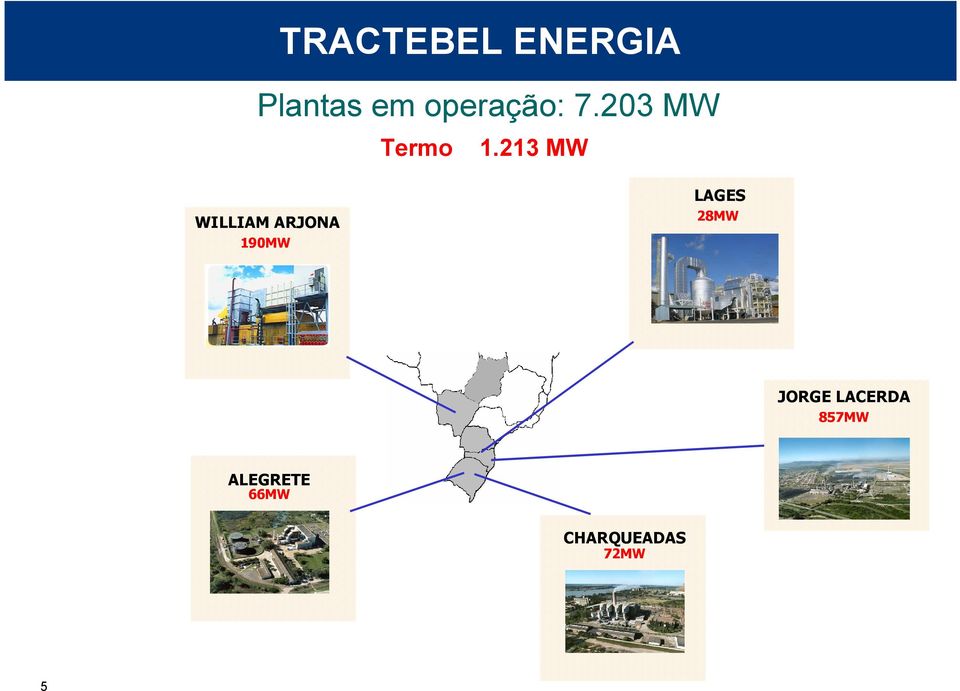 213 MW WILLIAM ARJONA 190MW LAGES