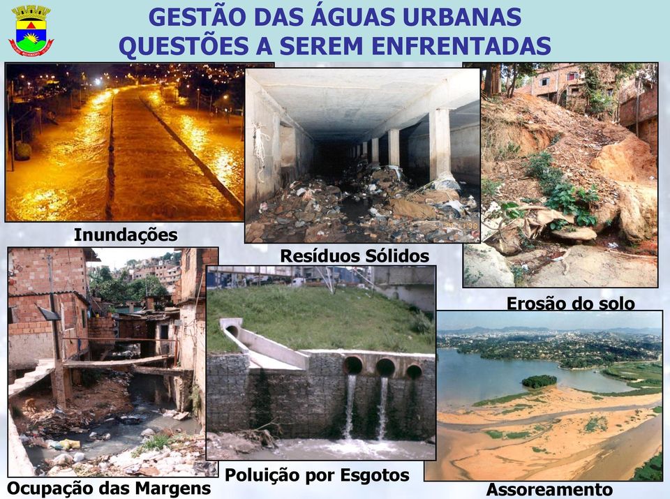 Sólidos Erosão do solo Ocupação das