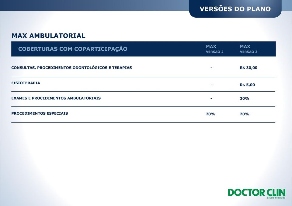 PROCEDIMENTOS ODONTOLÓGICOS E TERAPIAS - R$ 30,00