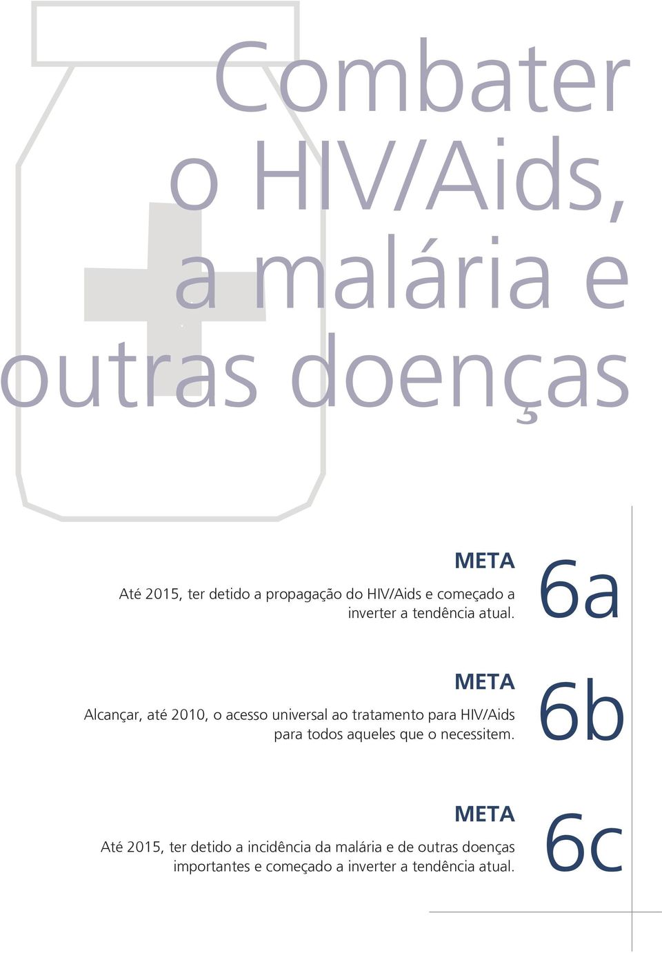 6a META Alcançar, até, o acesso universal ao tratamento para HIV/Aids para todos aqueles que