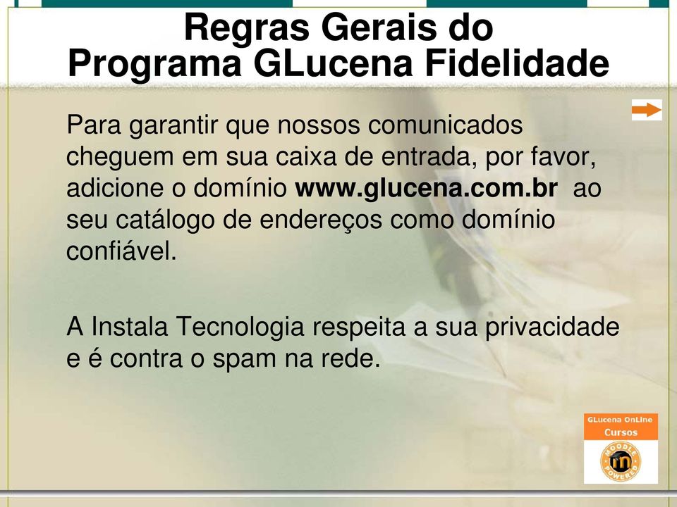 br ao seu catálogo de endereços como domínio confiável.