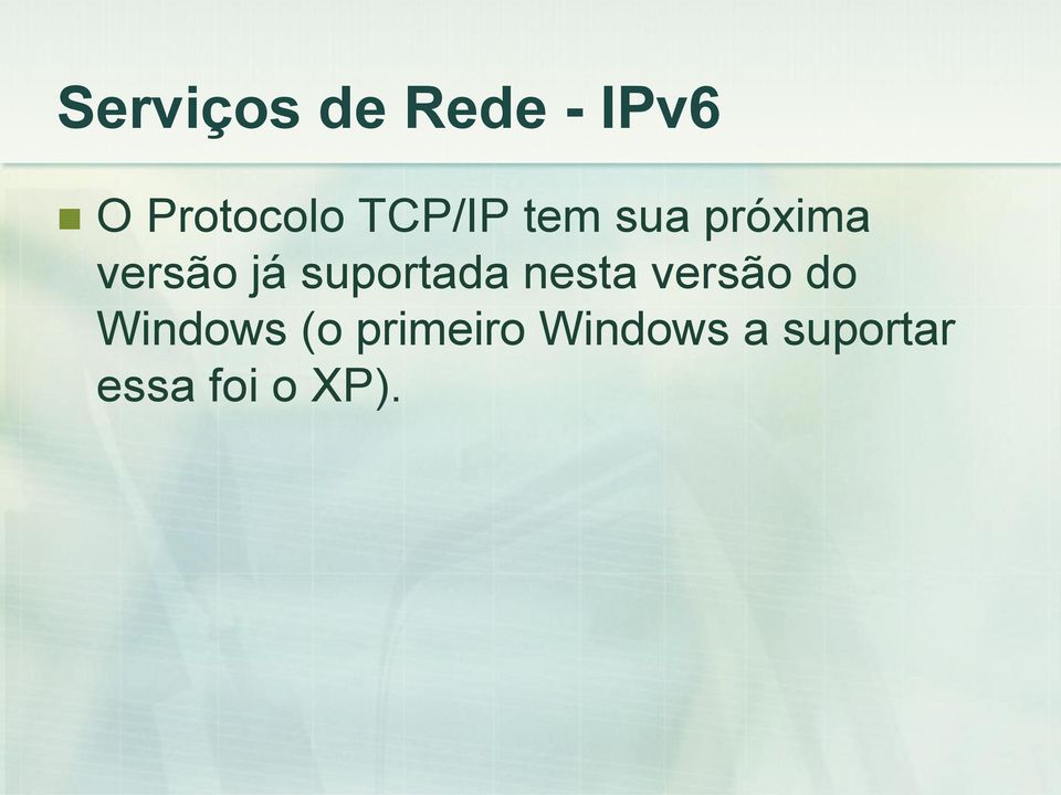 suportada nesta versão do Windows (o