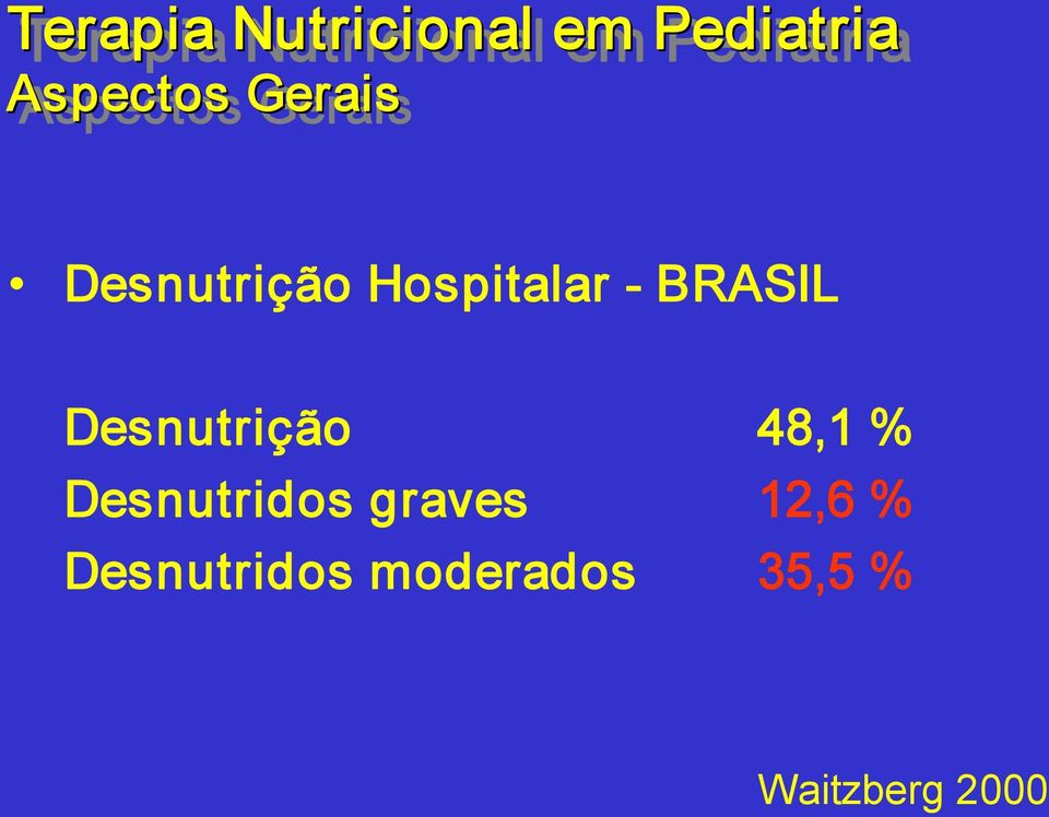 48,1 % Desnutridos graves 12,6 %