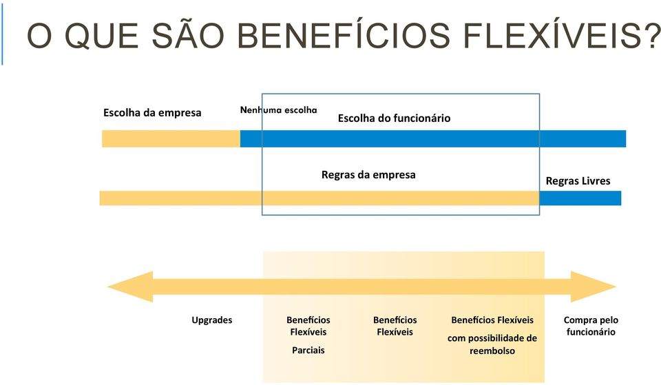 Regras da empresa Regras Livres Upgrades Bene,cios Flexíveis