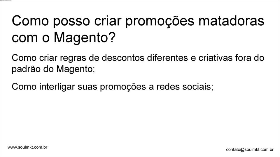 Como criar regras de descontos diferentes e