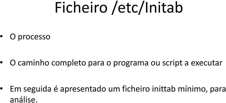 script a executar Em seguida é