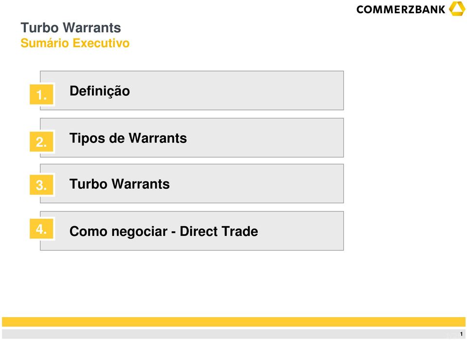 Tipos de Warrants 3.