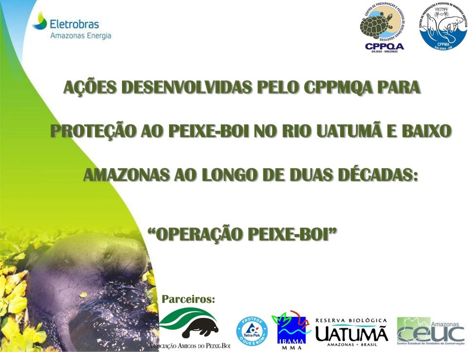 E BAIXO AMAZONAS AO LONGO DE DUAS