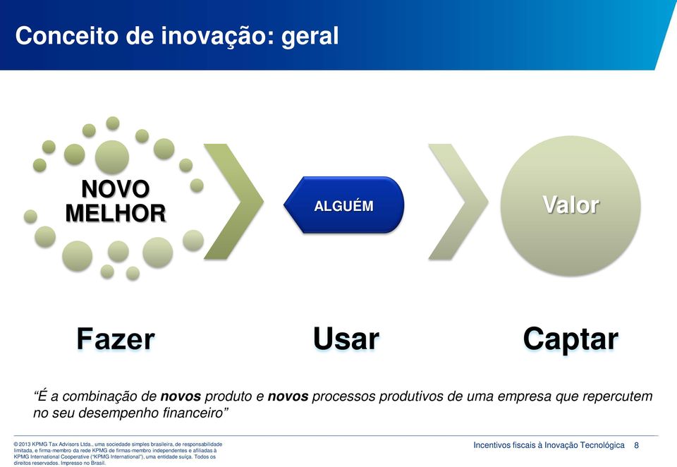 produto e novos processos produtivos de uma