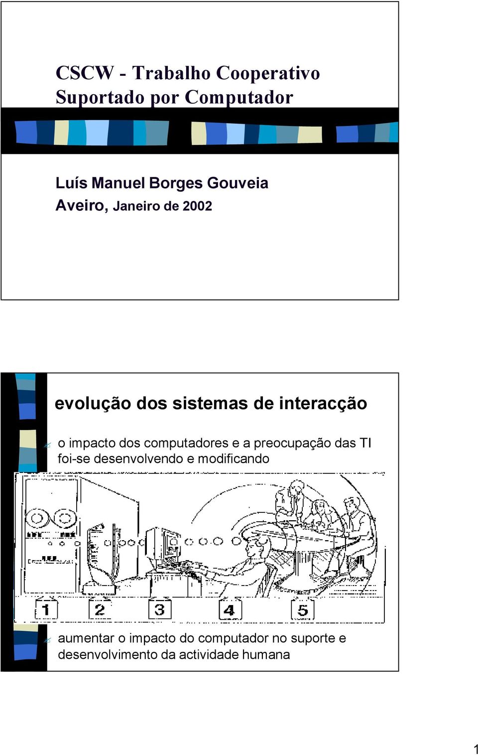 dos computadores e a preocupação das TI foi-se desenvolvendo e modificando