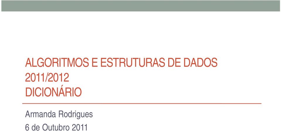 2011/2012 DICIONÁRIO