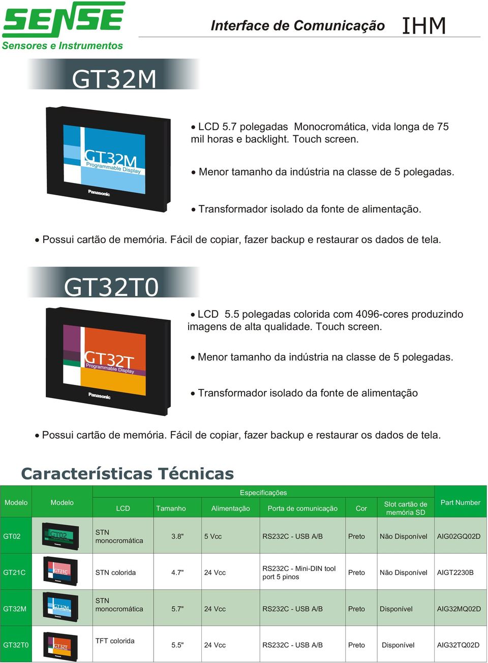 polegadas colorida com -cores produzindo imagens de alta qualidade. Touch screen. Menor tamanho da indústria na classe de polegadas.