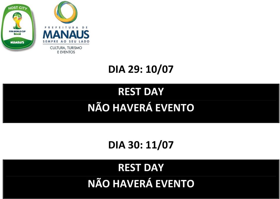 EVENTO DIA 30: 11/07