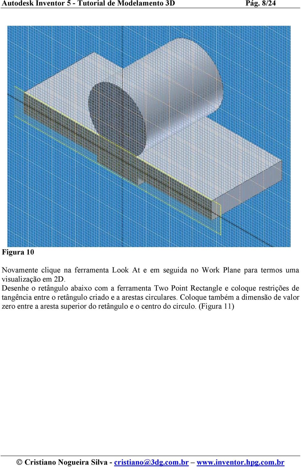 visualização em 2D.